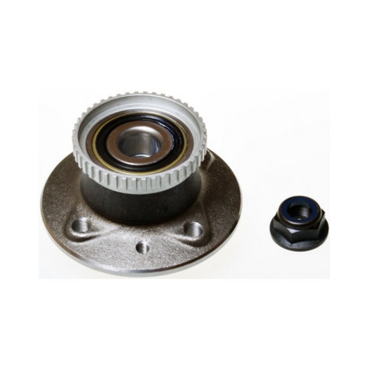 Autóalkatrész, Denckermann, hátsó kerékagy csapággyal, 4 lyuk, átmérő 132,7mm