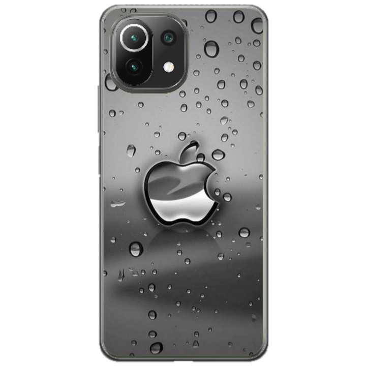 Husa personalizata tip carcasa HQPrint pentru Xiaomi Mi 11 Lite, model Rainy Xiaomi logo, multicolor, S1D1M0148, Atlas