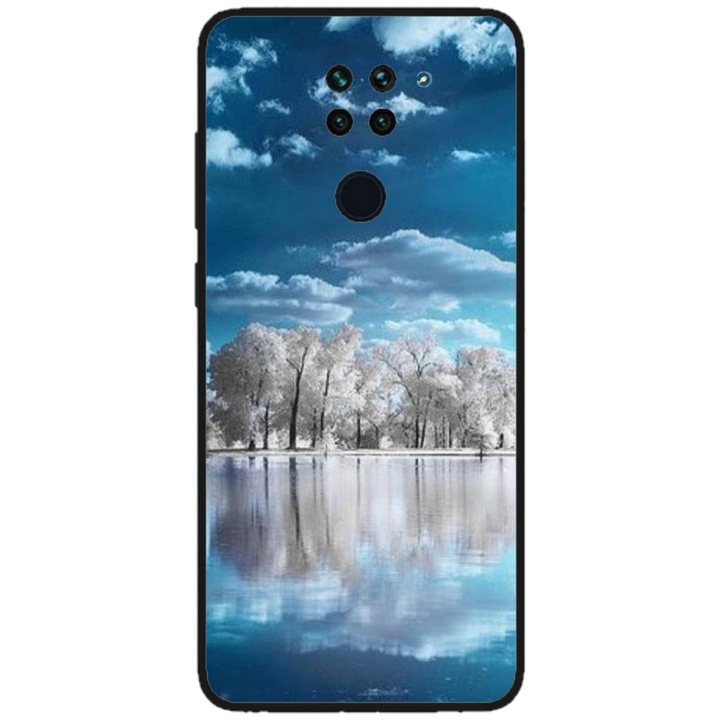 Husa personalizata tip carcasa HQPrint pentru Xiaomi Redmi Note 9T 5G, model Nice View 9, multicolor, S1D1M0221, Atlas