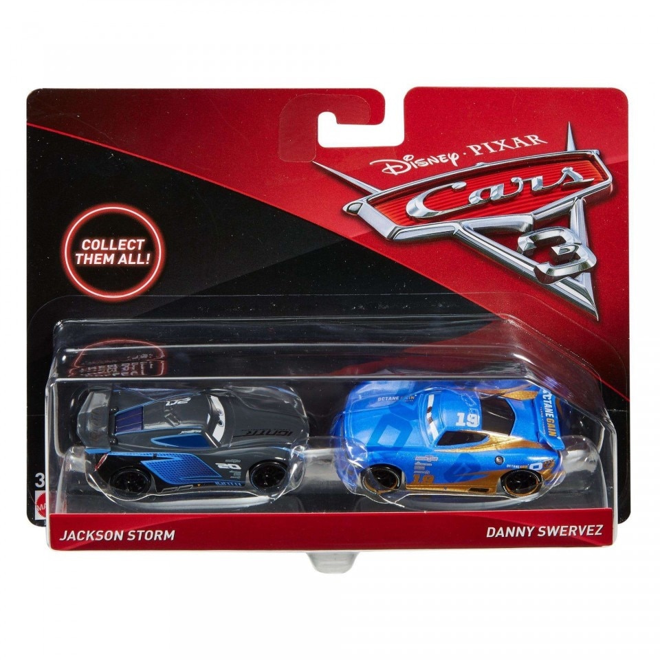 Set de masinute metalice Jackson Storm si Danny Swervez Disney