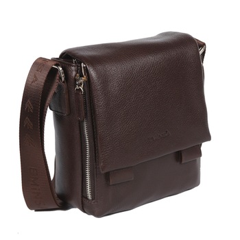 Borseta mica de umar din piele naturala moale maro pentru barbati 6069 MAGAZINULDEGENTI Borseta mica de umar din piele naturala moale maro pentru barbati 6069 MAGAZINULDEGENTI