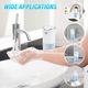 Dispenser automat de sapun spumant, Kosiil, 400 ml, 4 nivele ajustabile, montare pe perete, reincarcabil, IPX5, contactless, Alb