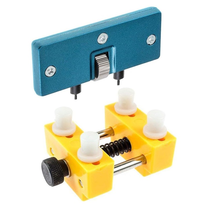 Set de unelte pentru deschiderea capacului de ceas Kosiil, ajustabil, plastic/metal, 70x28x11mm