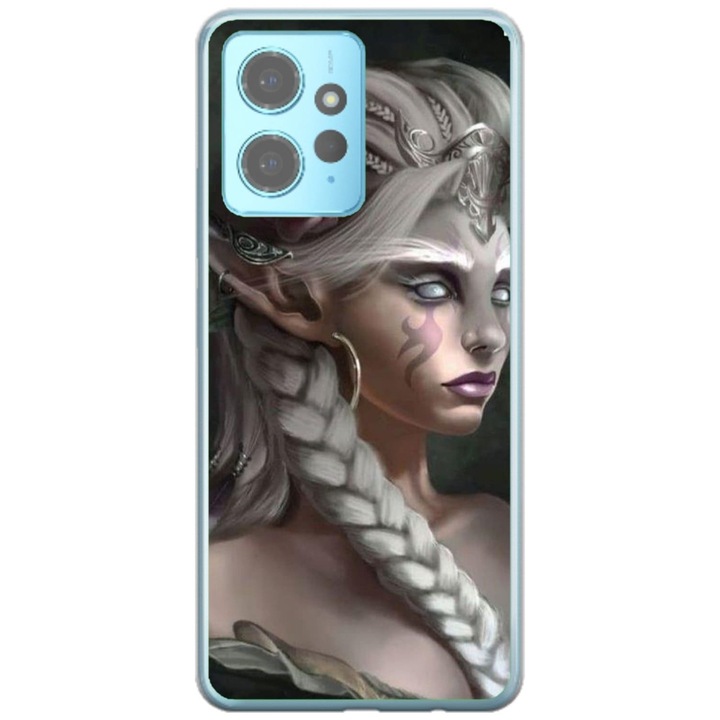 Husa personalizata tip carcasa HQPrint pentru Xiaomi Redmi Note 12 Pro Plus 4G, model Alien Queen, multicolor, S1D1M0308, Atlas