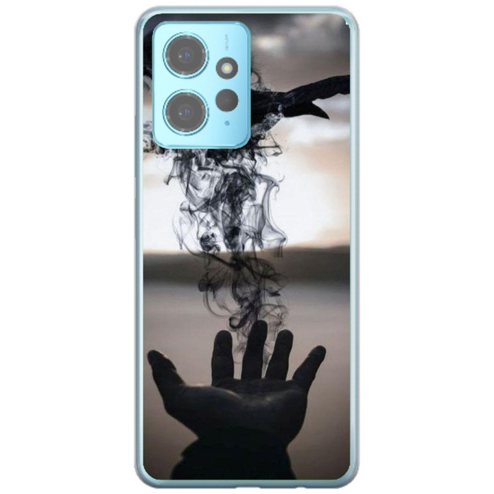 Husa personalizata tip carcasa HQPrint pentru Xiaomi Redmi Note 12 Pro Plus 5G, model Black Magic, multicolor, S1D1M0152, Atlas