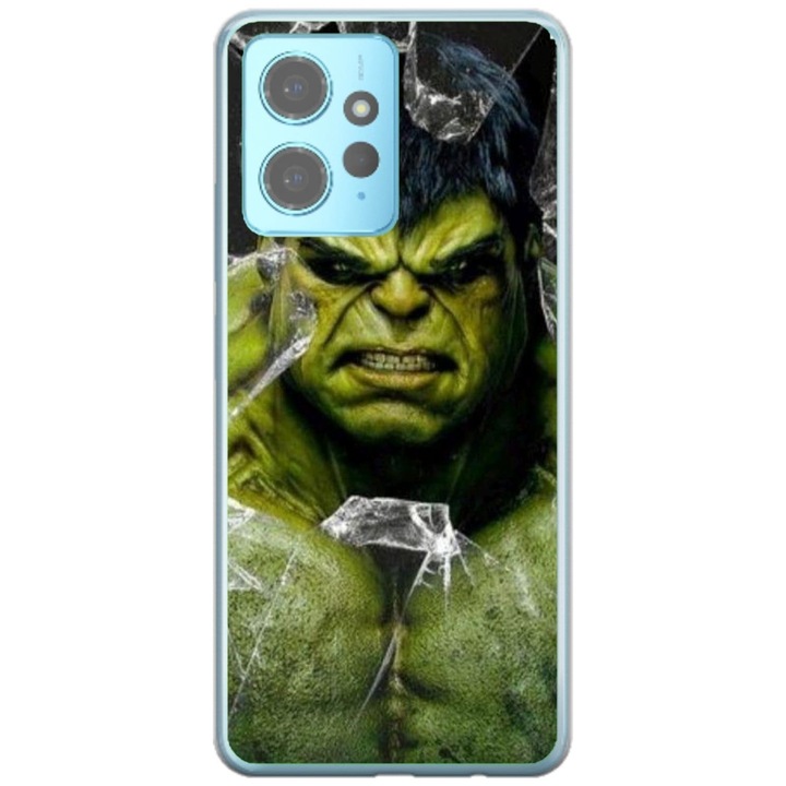 Husa personalizata tip carcasa HQPrint pentru Xiaomi Redmi Note 12 Pro Plus 5G, model Hulk 2, multicolor, S1D1M0100, Atlas