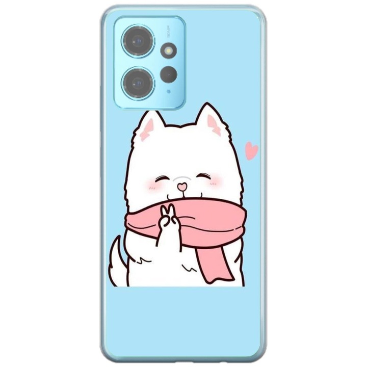 Husa personalizata tip carcasa HQPrint pentru Xiaomi Redmi Note 12 Pro Plus 5G, model Cute Puppy, multicolor, S1D1M0232, Atlas