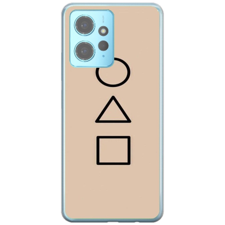 Husa personalizata tip carcasa HQPrint pentru Xiaomi Redmi Note 12 Pro Plus 4G, model Squid Game 1, multicolor, S1D1M0173, Atlas