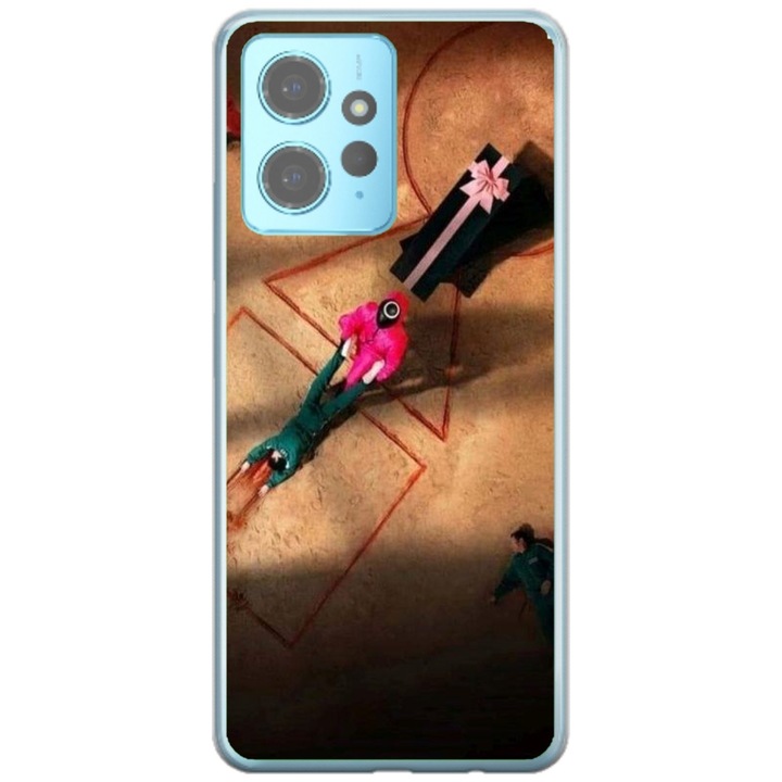 Husa personalizata tip carcasa HQPrint pentru Xiaomi Redmi Note 12 Pro Plus 5G, model Squid Game 12, multicolor, S1D1M0184, Atlas