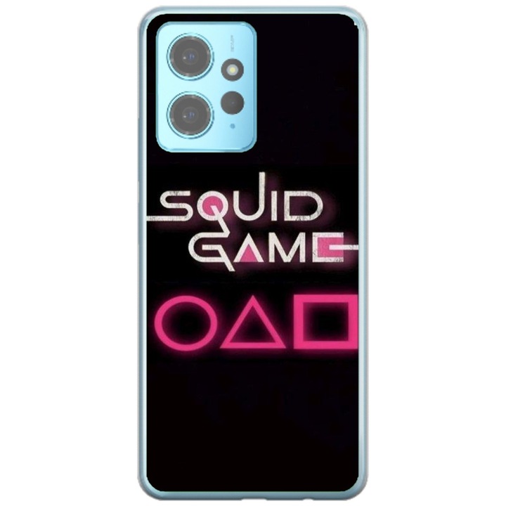 Husa personalizata tip carcasa HQPrint pentru Xiaomi Redmi Note 12 Pro Plus 4G, model Squid Game 4, multicolor, S1D1M0176, Atlas