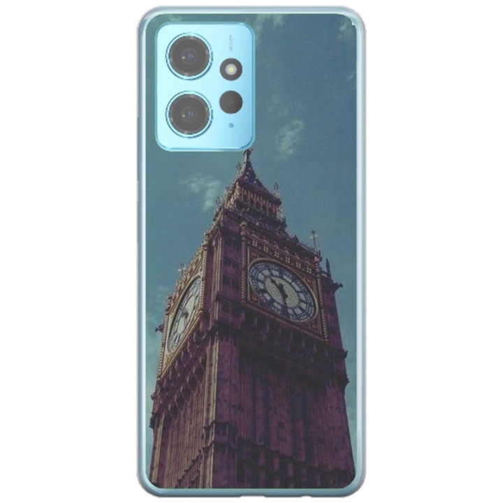 Husa personalizata tip carcasa HQPrint pentru Xiaomi Redmi Note 12 Pro Plus 5G, model Big Ben 1, multicolor, S1D1M0013, Atlas
