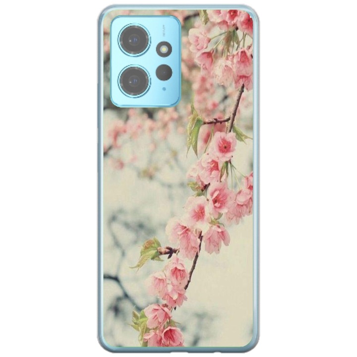 Husa personalizata tip carcasa HQPrint pentru Xiaomi Redmi Note 12 Pro Plus 4G, model Flowers 18, multicolor, S1D1M0245, Atlas