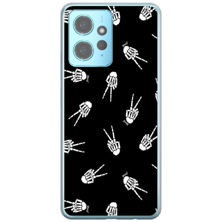 Husa personalizata tip carcasa HQPrint pentru Xiaomi Redmi Note 12 Pro Plus 4G, model OK Skelly, multicolor, S1D1M0388, Atlas