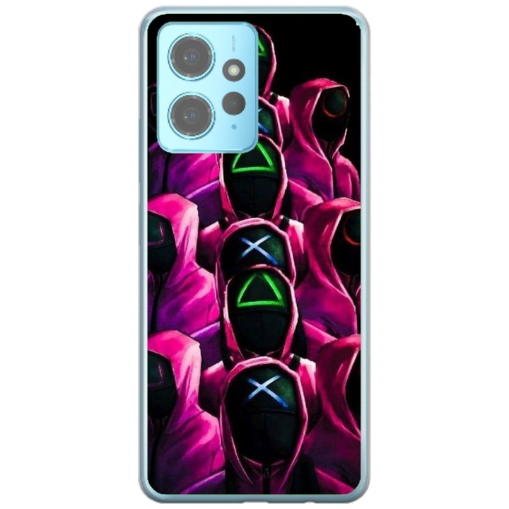 Husa personalizata tip carcasa HQPrint pentru Xiaomi Redmi Note 12 Pro Plus 4G, model Squid Game 8, multicolor, S1D1M0180, Atlas