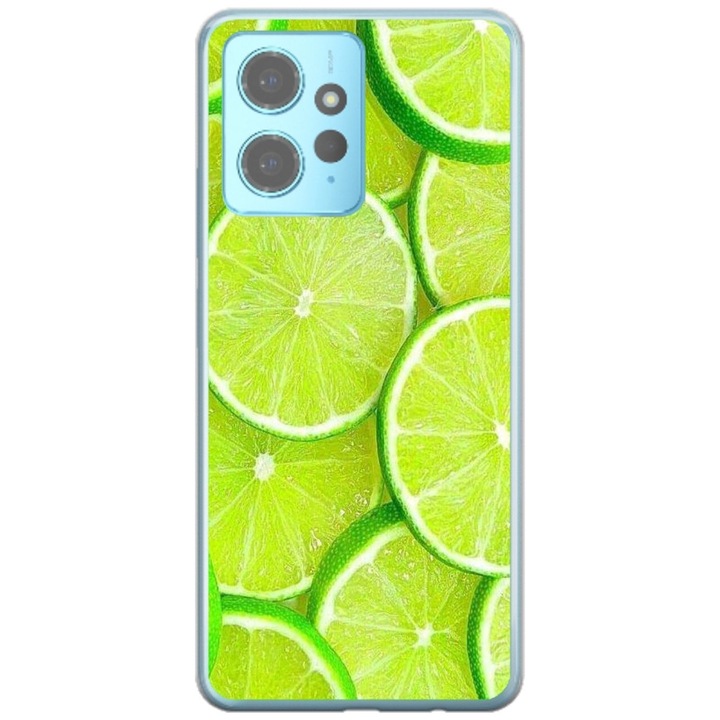 Husa personalizata tip carcasa HQPrint pentru Xiaomi Redmi Note 12 Pro Plus 4G, model Lime, multicolor, S1D1M0253, Atlas