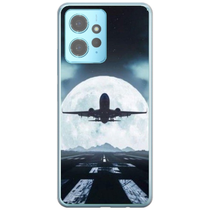 Husa personalizata tip carcasa HQPrint pentru Xiaomi Redmi Note 12 Pro Plus 4G, model Moon Landing, multicolor, S1D1M0077, Atlas