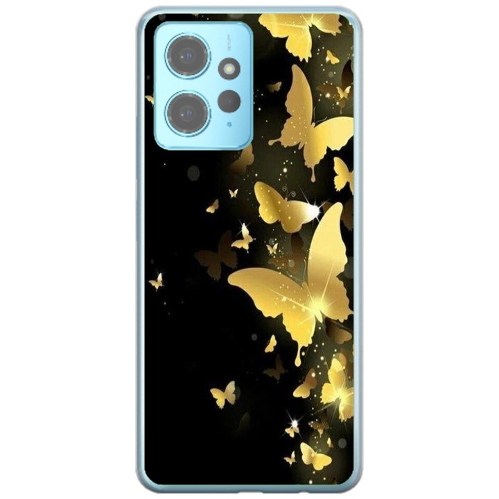 Husa personalizata tip carcasa HQPrint pentru Xiaomi Redmi Note 12 Pro Plus 5G, model Butterfly 6, multicolor, S1D1M0045, Atlas