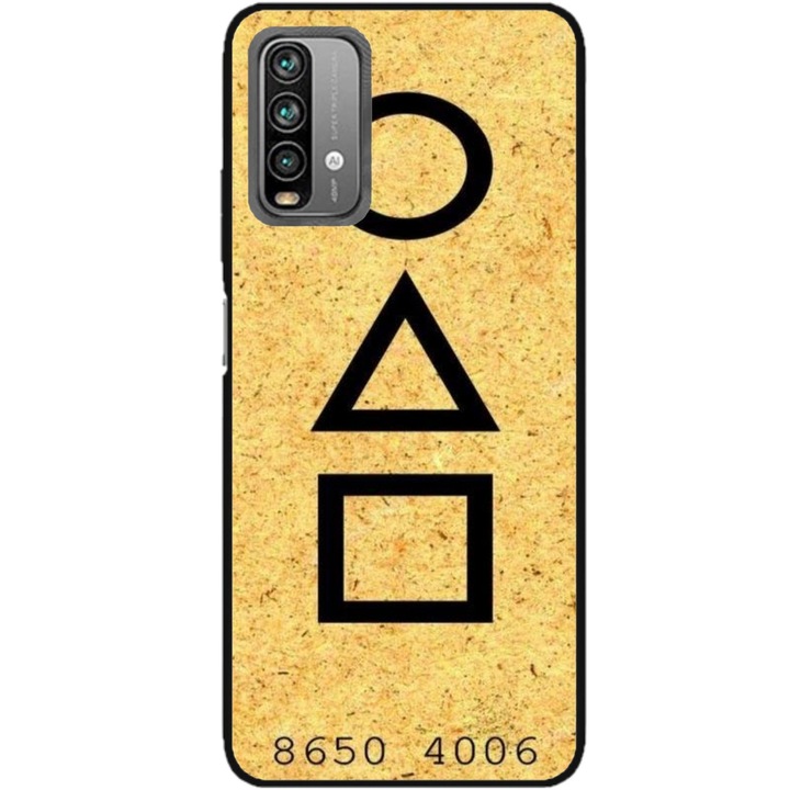 Husa personalizata tip carcasa HQPrint pentru Xiaomi Redmi Note 9, model Squid Game 9, multicolor, S1D1M0181, Atlas