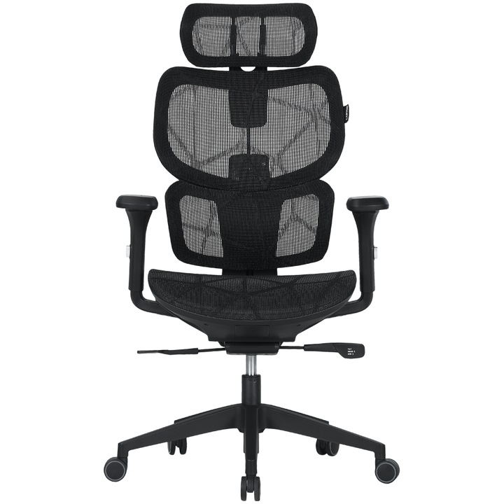 Геймърски стол Canyon Ventra MOCH01 Mesh, черен