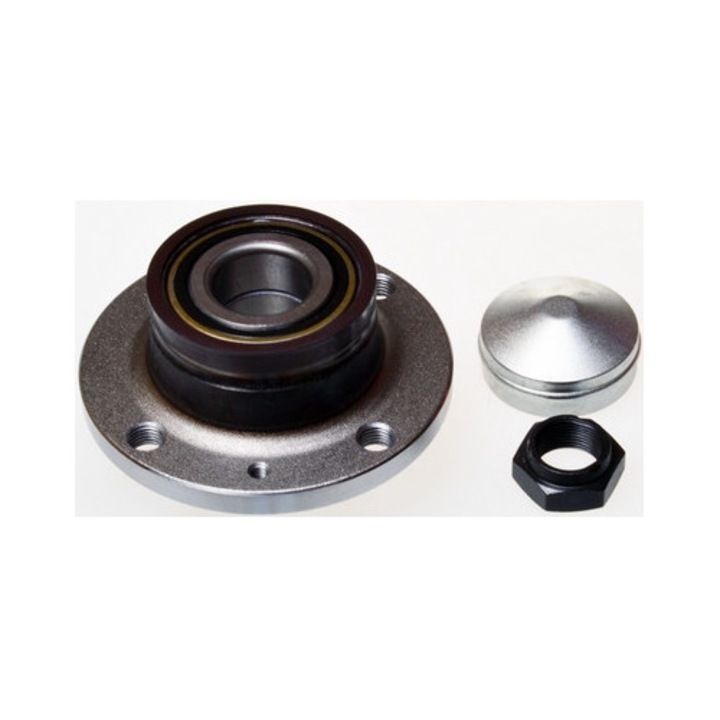 Autóalkatrész, Denckermann, hátsó kerékagy csapággyal, 4 rögzítőfurat, 120mm átmérő