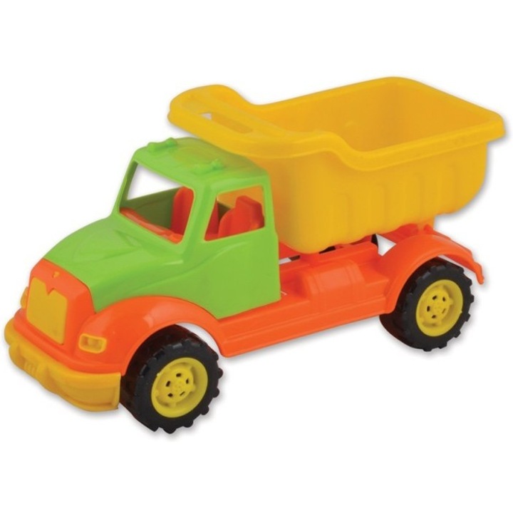 Ucar Toys Építőkészlet dömperrel, 30 cm, 36 db építőelem, dobozban, 3+ év