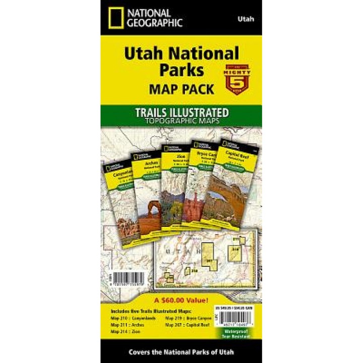 Utah National Parks [Map Pack Bundle], National Geographic Maps (Author)