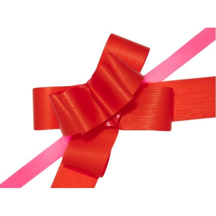 Kokarde rosii, PartyPro, 3 cm, set 25 bucati, 17x17 cm