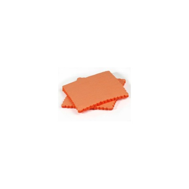 Servetele de hartie, POL-MAK, pomarandz, 15x15cm, set 200 bucati