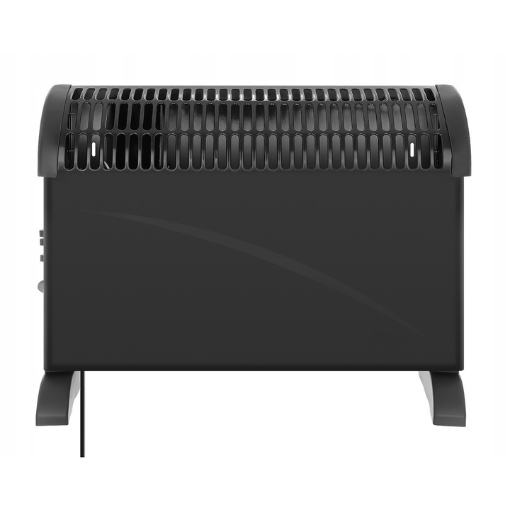 Convector electric Volteno VO2783, 2000W, 3 trepte putere, 55x38x13cm, montare pe podea