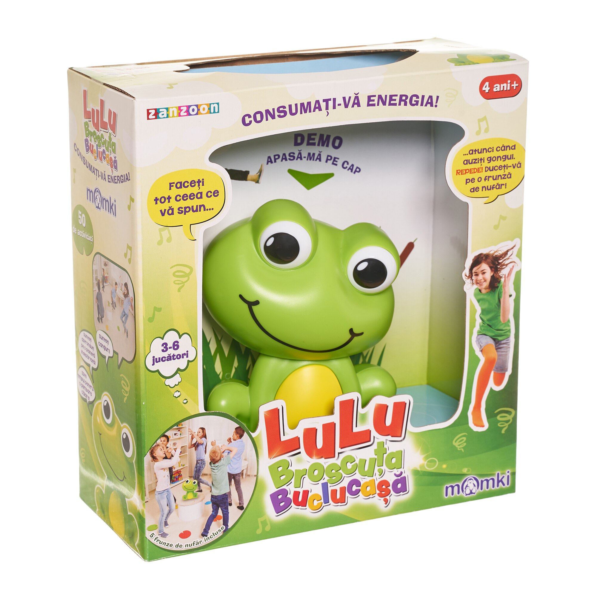 Jucarie Momki, Lulu Broscuta Buclucasa