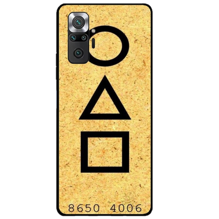 Husa personalizata tip carcasa HQPrint pentru Xiaomi Redmi Note 11 Pro Plus 5G, model Squid Game 9, multicolor, S1D1M0181, Atlas
