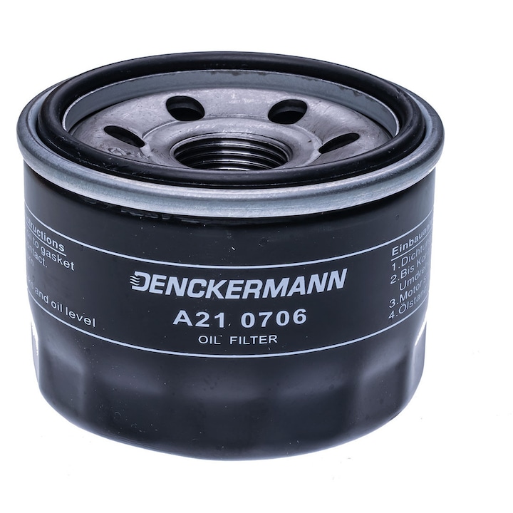 Denckermann olajszűrő Smart Fortwo II 1.0-hoz, átmérő 54x66mm, magasság 58mm, M20x1.5