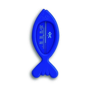 Termometru mecanic pestisor pentru baie albastru Termometru mecanic pestisor pentru baie albastru