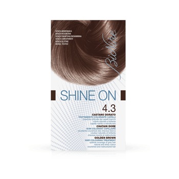 Vopsea tratament Fara Parafenilendiamina, fara Amoniac, fara Rezorcinol, fara Conservanti sintetici nr.4.3 BIONIKE SHINE ON Vopsea tratament Fara Parafenilendiamina, fara Amoniac, fara Rezorcinol, fara Conservanti sintetici nr.4.3 BIONIKE SHINE ON