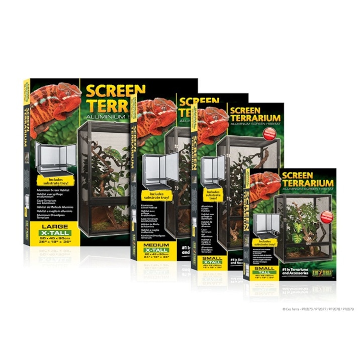 Сглобяем скрийн терариум 90x45x90cm Exo Terra PT2679