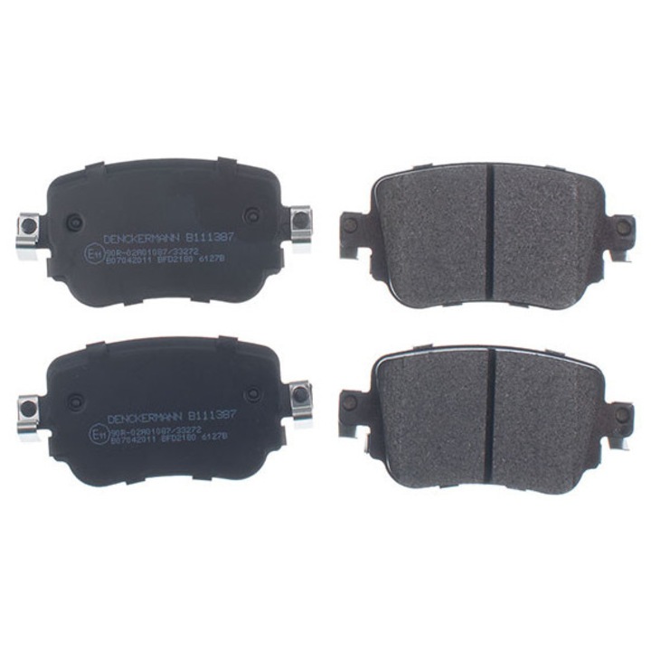 Hátsó fékbetétek Denckermann, 104,2x51,9x17,5mm, Audi A1-hez, Q3-hoz és SEAT Alhambra-hoz