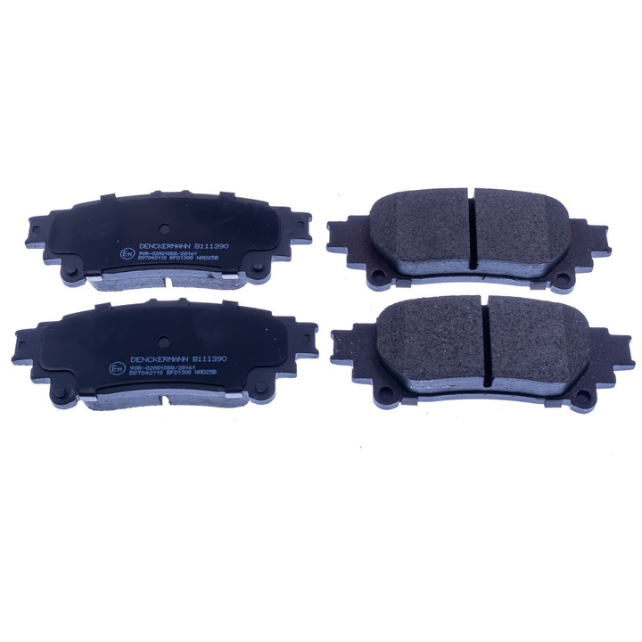 Denckermann fékbetétek, készlet, 15mm, 115,2x45,7mm, Toyota Prius (2011+) és Lexus RX (2008+) modellekhez