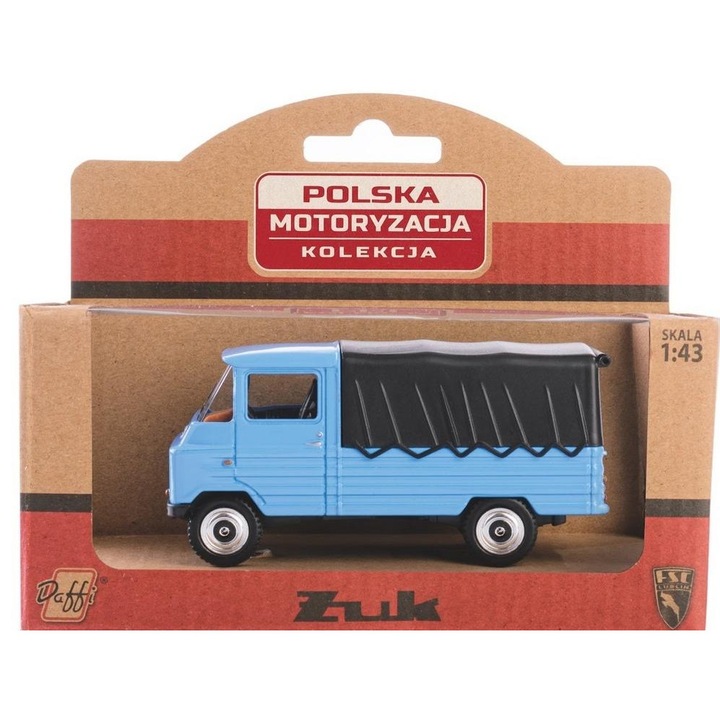 DAFFI kisautó, PRL gyűjtemény - Zuk, 1:43, kék
