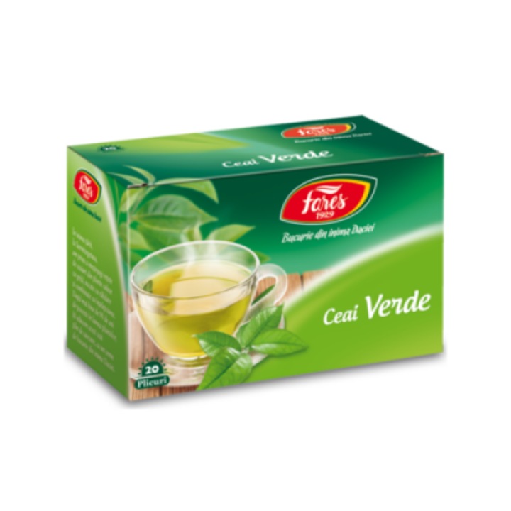 Ceai Verde 20plicuri Fares
