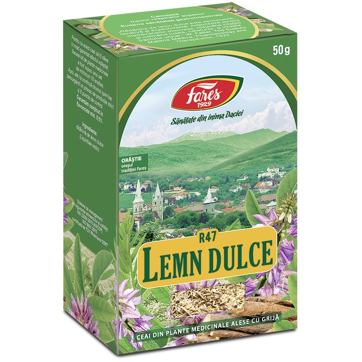 Ceai Lemn Dulce radacina, 50 g, Fares
