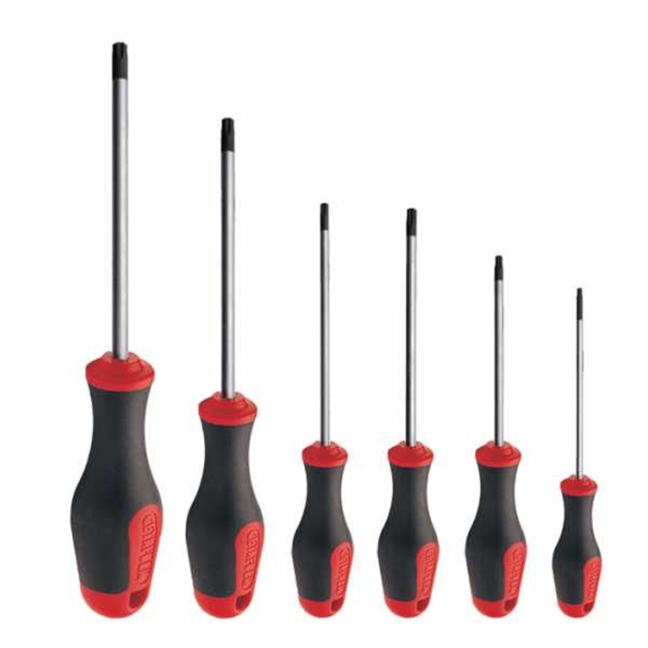 Torx csavarhúzó készlet furattal, 6 db, F99-606 Ceta Form