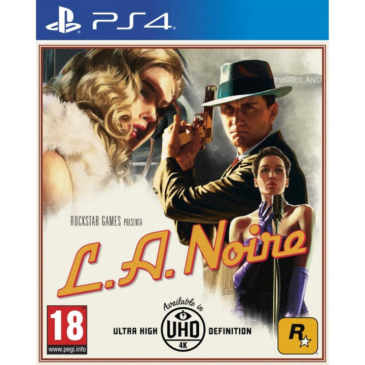 L.A. Noire PlayStation 4 játékszoftver