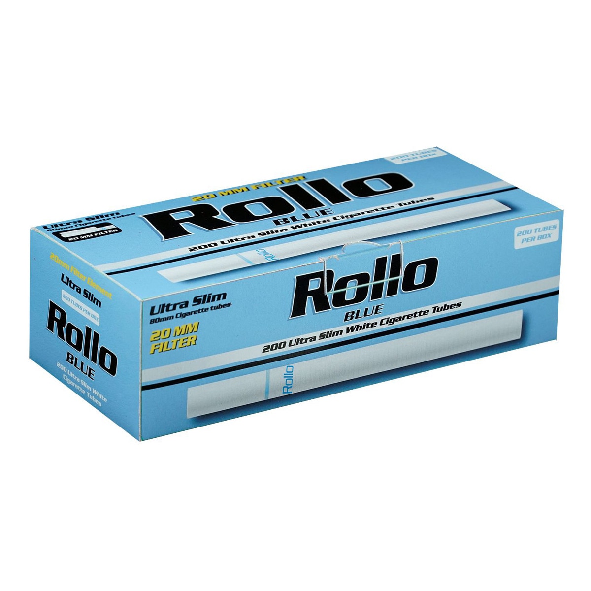 Tuburi tigari Rollo Blue - Ultra SLIM (200)