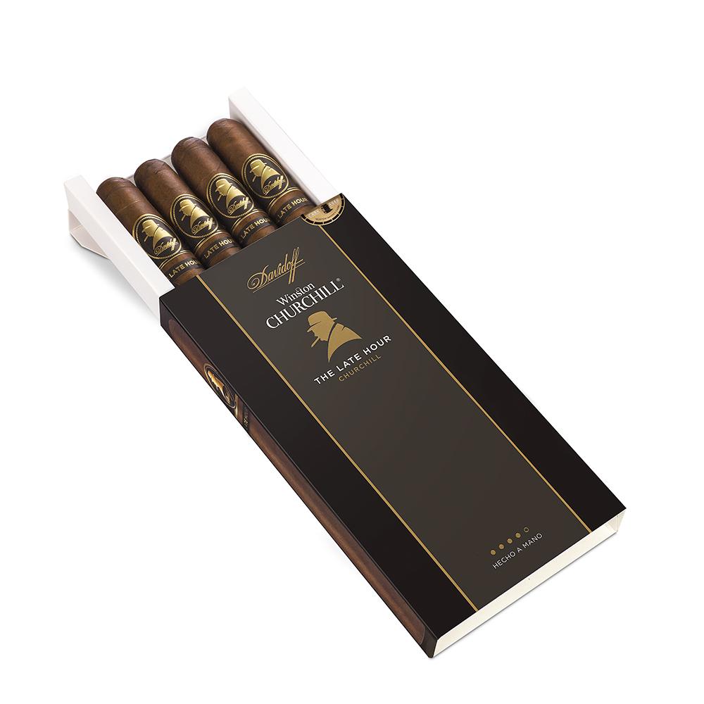 Trabucuri Davidoff Winston Churchill Late Hour Churchill Cello 4S, 4 bucati