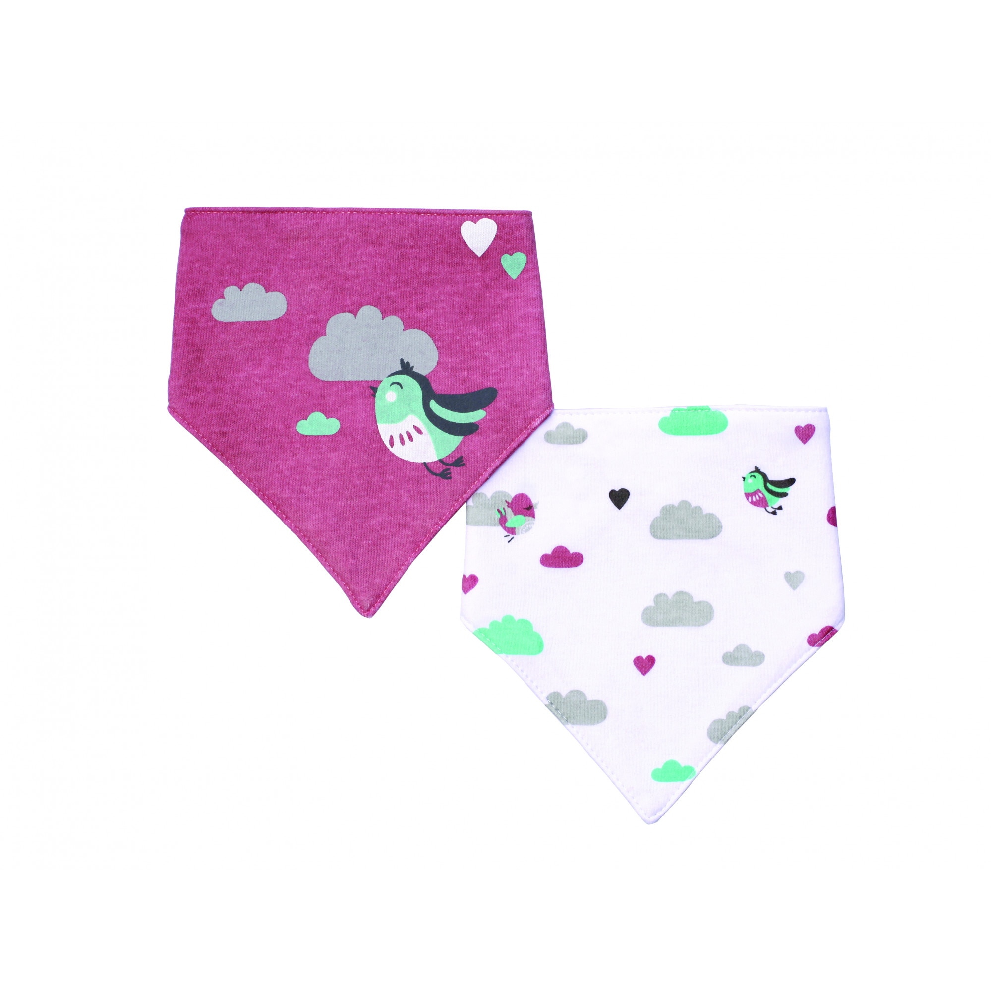 Barbita triunghi-esarfa - 2 bucati 879 Babyono purple + 0 luni