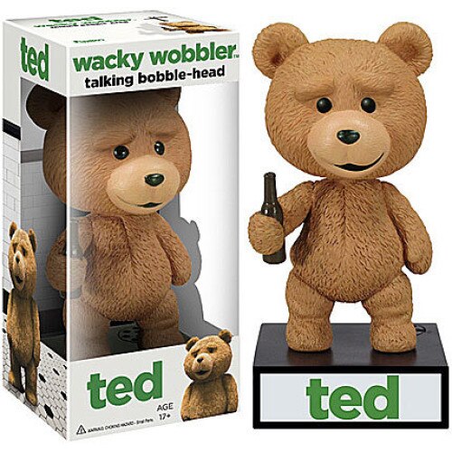 Figurina WACKY WOBBLER BOBBLE HEAD TALKING TED 2 - eMAG.ro