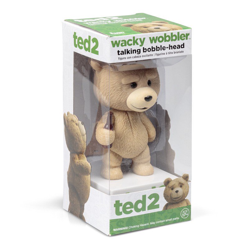 Figurina WACKY WOBBLER BOBBLE HEAD TALKING TED 2 - eMAG.ro
