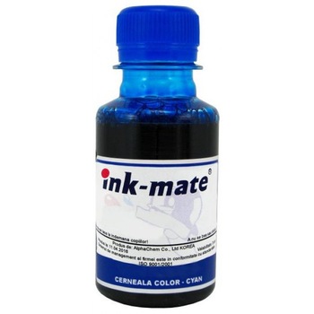 Flacon refill cerneala 100ml (T6642) C13T66424A INK-MATE cyan dye compatibil Epson 9200 pagini (+2700 pagini fata de original) Flacon refill cerneala 100ml (T6642) C13T66424A INK-MATE cyan dye compatibil Epson 9200 pagini (+2700 pagini fata de original)