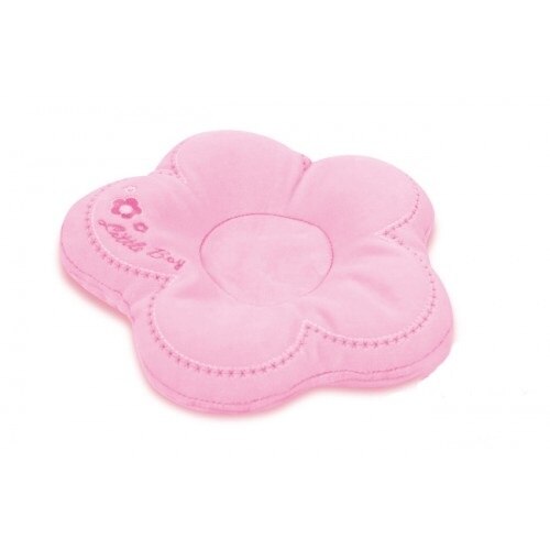 Perna pentru formarea capului bebelusului Baby Matex Flor Pink