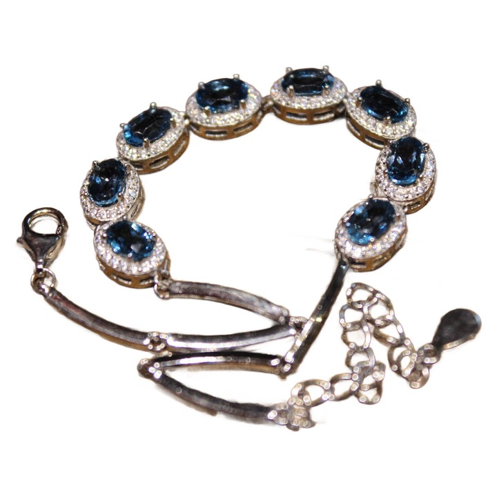 Bratara, argint 925, Songea, 19 cm, 73x6mm